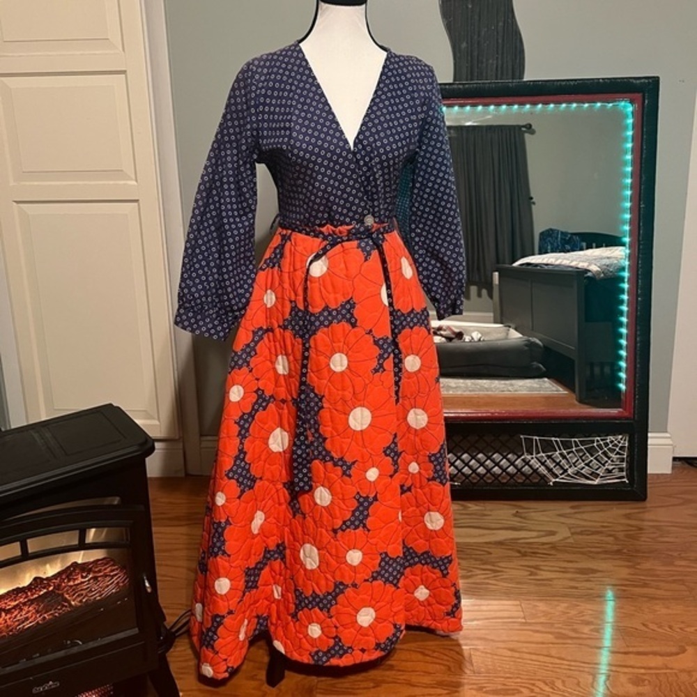 Vintage handmade housecoat
